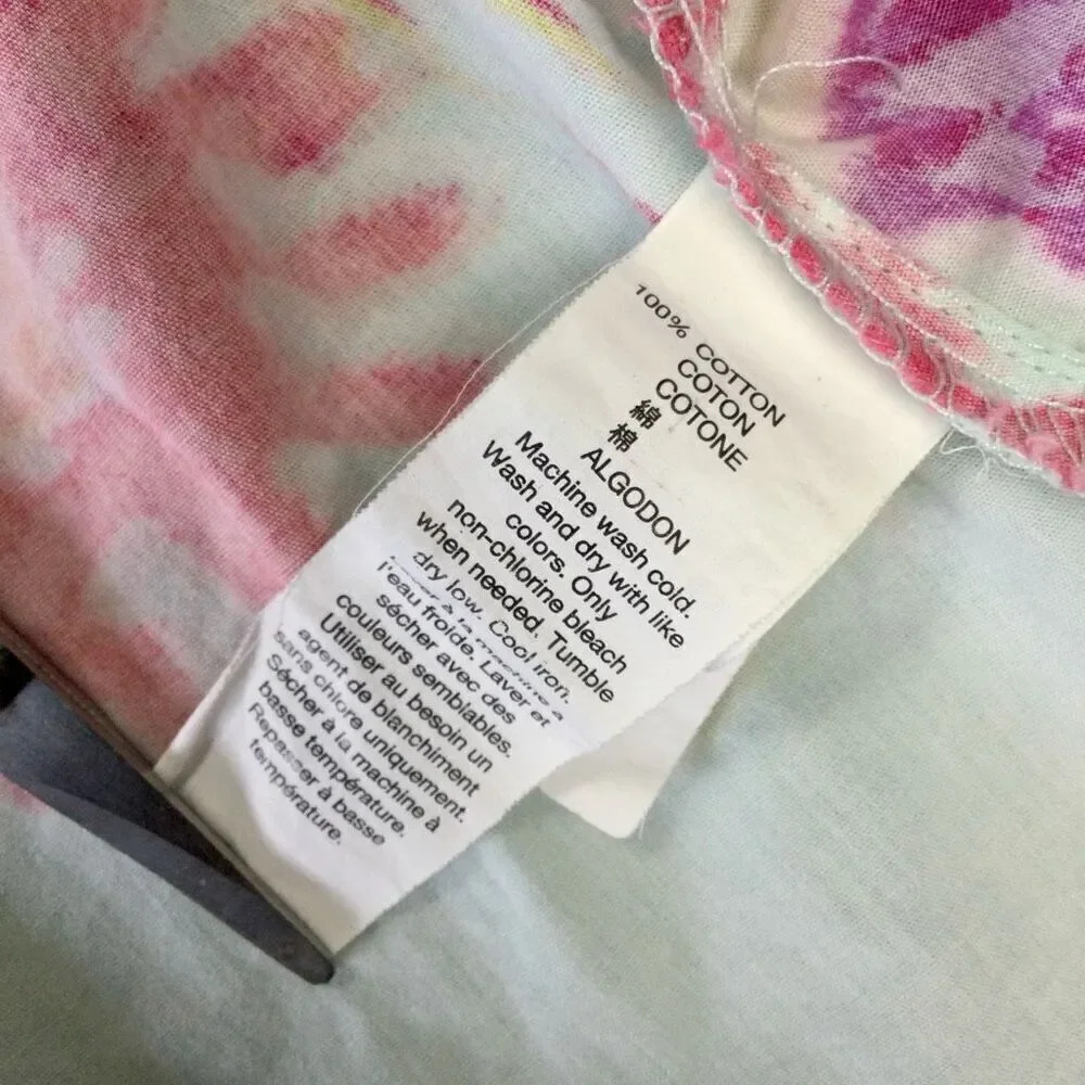 Gap Kids Girls Outlet Baby Blue Pink Purple Floral Sleeveless Sundress Small 6-7 - Picture 3 of 8